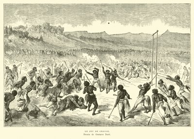 Das Spiel Lacrosse von Gustave Dore